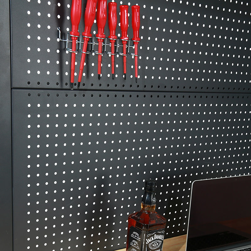 Gabinete de almacenamiento de garaje económico con mesa de madera móvil flexible GLG2000