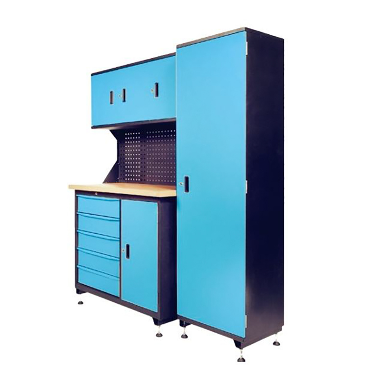 Gabinete de una puerta para almacenamiento en garaje estándar GLG4000 con tablero para colgar