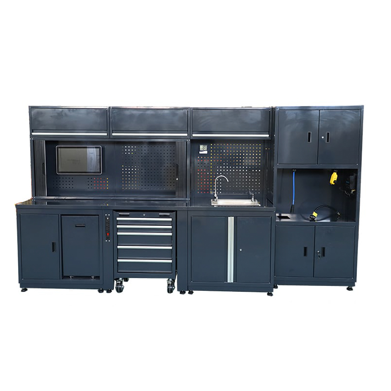 Gabinete de almacenamiento inteligente profesional del garaje GLG8000 con el tanque de agua