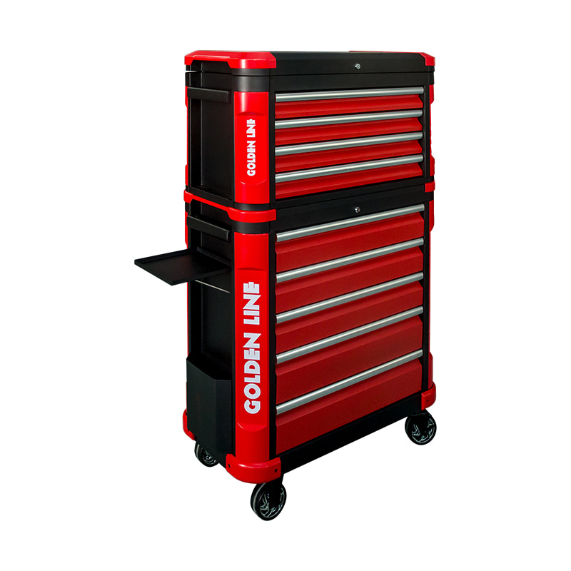 GL3504+GL3505 Caja de herramientas de 4 cajones+Gabinete con ruedas de 5 cajones