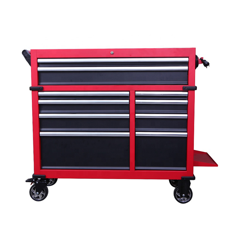 GL3708XL y GL3710XL Cajones de acero Gabinete con ruedas Carro de herramientas Caja de herramientas de almacenamiento