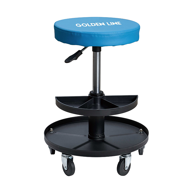 Carro de herramientas GL402 con asiento de enredadera extraíble de dos bandejas
