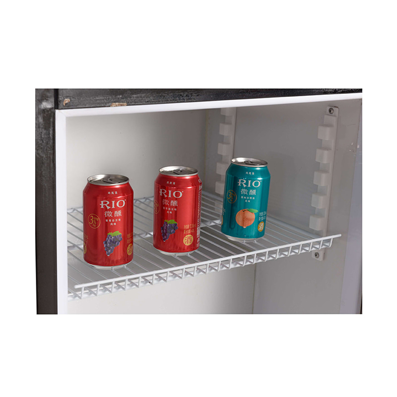 GL408 Gabinete de herramientas de metal con 2 cajones y mini refrigerador