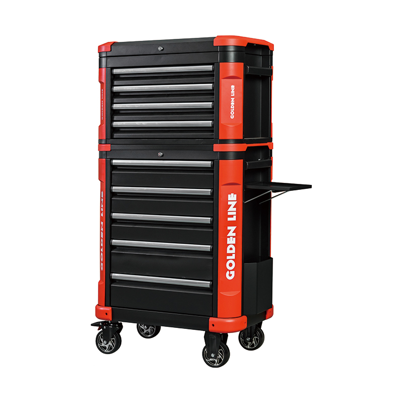 Combinación de caja de herramientas de metal mediana para garaje GL 3504 y GL3505 con ruedas