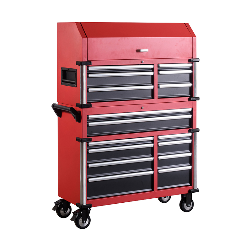 Caja de herramientas de hierro para almacenamiento de herramientas de garaje profesional GL3706L y GL3710L