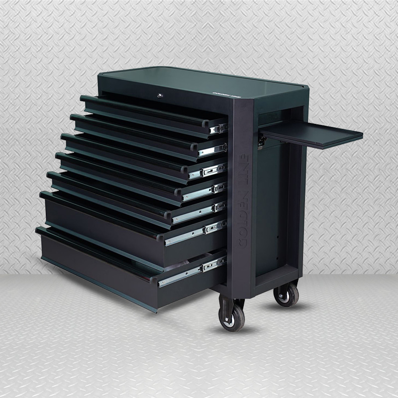 Gabinete de herramientas móvil industrial con cajones inferiores extragrandes GL3607L