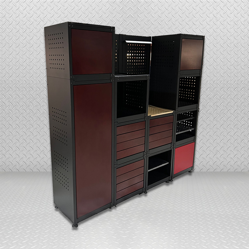 Gabinete de almacenamiento de garaje desmontable GLG9000 con estructura fuerte