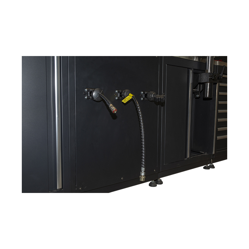 GLG6000A PRO Taller profundizado con banco de trabajo de acero inoxidable de 690 mm de profundidad Almacenamiento de gabinetes de herramientas para garaje